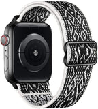 Scrunchie Strap for Apple watch band 44mm 40mm 38mm 42mm Adjustable Elastic Nylon solo Loop bracelet iWatch series 3 4 5 6 se