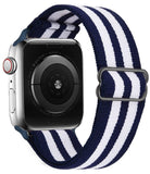 Scrunchie Strap for Apple watch band 44mm 40mm 38mm 42mm Adjustable Elastic Nylon solo Loop bracelet iWatch 3 4 5 6 se