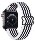 Scrunchie Strap for Apple watch band 44mm 40mm 38mm 42mm Adjustable Elastic Nylon solo Loop bracelet iWatch 3 4 5 6 se