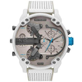 Stainless Steel Watch for Men with Large Dial Quartz Men Watches DZ Fashionable Luxury Business Watches for Men Leather Watches
