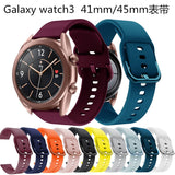 Silicone Watchbands for Samsung Galaxy Watch 3 41mm 45mm Bracelet Smart Sport Strap for Samsung galaxy watch 42mm Watch Strap