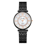 Women Watches Top Brand Luxury 2021 Fashion Diamond Ladies Wristwatches Stainless Steel Silver Mesh Strap Female Quartz Watch