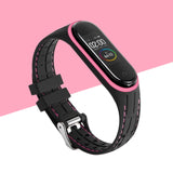 Silicone Smart watchband For Xiaomi Mi band 4 3 Sport belt For Amazfit band 5 replacement bracelet for mi band 3 4 5 6 strap