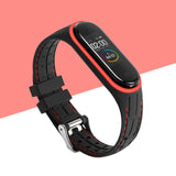 Silicone Smart watchband For Xiaomi Mi band 4 3 Sport belt For Amazfit band 5 replacement bracelet for mi band 3 4 5 6 strap