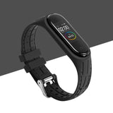 Silicone Smart watchband For Xiaomi Mi band 4 3 Sport belt For Amazfit band 5 replacement bracelet for mi band 3 4 5 6 strap