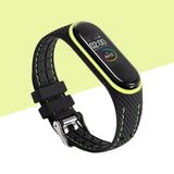 Silicone Smart watchband For Xiaomi Mi band 4 3 Sport belt For Amazfit band 5 replacement bracelet for mi band 3 4 5 6 strap