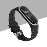 Silicone Smart watchband For Xiaomi Mi band 4 3 Sport belt For Amazfit band 5 replacement bracelet for mi band 3 4 5 6 strap
