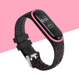 Silicone Smart watchband For Xiaomi Mi band 4 3 Sport belt For Amazfit band 5 replacement bracelet for mi band 3 4 5 6 strap