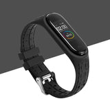 Silicone Smart watchband For Xiaomi Mi band 4 3 Sport belt For Amazfit band 5 replacement bracelet for mi band 3 4 5 6 strap