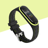 Silicone Smart watchband For Xiaomi Mi band 4 3 Sport belt For Amazfit band 5 replacement bracelet for mi band 3 4 5 6 strap