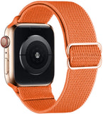 Scrunchie Strap for Apple watch band 44mm 40mm 38mm 42mm Adjustable Elastic Nylon solo Loop bracelet iWatch 3 4 5 6 se