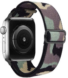 Scrunchie Strap for Apple watch band 44mm 40mm 38mm 42mm Adjustable Elastic Nylon solo Loop bracelet iWatch 3 4 5 6 se