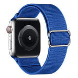 Scrunchie Strap for Apple watch band 44mm 40mm 38mm 42mm Adjustable Elastic Nylon solo Loop bracelet iWatch 3 4 5 6 se