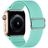 Scrunchie Strap for Apple watch band 44mm 40mm 38mm 42mm Adjustable Elastic Nylon solo Loop bracelet iWatch 3 4 5 6 se