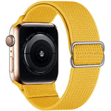 Scrunchie Strap for Apple watch band 44mm 40mm 38mm 42mm Adjustable Elastic Nylon solo Loop bracelet iWatch 3 4 5 6 se