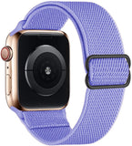 Scrunchie Strap for Apple watch band 44mm 40mm 38mm 42mm Adjustable Elastic Nylon solo Loop bracelet iWatch series 3 4 5 6 se