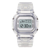 New Fashion Transparent Digital Watch Square Women Watches Sports Electronic Wrist Watch Reloj Mujer Clock Dropshipping