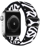 Scrunchie Strap for Apple watch band 44mm 40mm 38mm 42mm Adjustable Elastic Nylon solo Loop bracelet iWatch 3 4 5 6 se