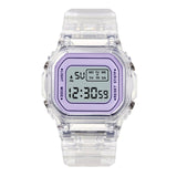 F91W Steel Strap Watch Vintage LED Digital Sports Military Watches Electronic Wrist Band Clock Ladies Valentine's Day Gift
