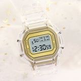 F91W Steel Strap Watch Vintage LED Digital Sports Military Watches Electronic Wrist Band Clock Ladies Valentine's Day Gift