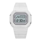 Luxury Digital Women's Watches Fashion Stainless Steel Link Bracelet Wristwatch Strap Business Electronic Men Clock Reloj Mujer