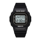 Luxury Digital Women's Watches Fashion Stainless Steel Link Bracelet Wristwatch Strap Business Electronic Men Clock Reloj Mujer