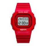 Luxury Digital Women's Watches Fashion Stainless Steel Link Bracelet Wristwatch Strap Business Electronic Men Clock Reloj Mujer
