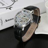 Top Brand Winner Luxury Fashion Casual Stainless Steel Men Mechanical Watch Skeleton Hand Wind Watch For Men Dress Wristwatch