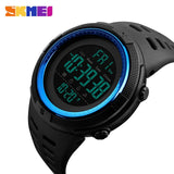 Men's Sport Watches Chrono Countdown Dual Time Wristwatches Men Waterproof Digital Watch Man military Clock Relogio Masculino