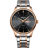 Rose Gold Color Men Watch Luxury Top Brand Men's Watch Fashion Dress New Military Quartz Wristwatch Hot Clock Male Sport NIBOSI