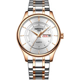 Rose Gold Color Men Watch Luxury Top Brand Men's Watch Fashion Dress New Military Quartz Wristwatch Hot Clock Male Sport NIBOSI