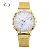 Women Bracelet Watch Silver Square Luxury Crystal Alloy WristWatches Lvpai Brand Women Fashion Men Watch Quartz Dropshiping