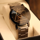 Men's Watch 1PC Fashion Watch Stainless Steel Man Quartz Analog Wrist Watch drop shipping               2018JUL9