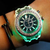 Silicone LED Luminous Fashion Ladies Outdoor Watch Women's Men colorful Sports WristWatches Men Watch Clocks Relogios Masculino