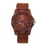 Men Army Watch Nylon Military Male Quartz Watches Fabric Canvas Strap Casual Cool Men's Sport Round Dial Relogios Wristwatch