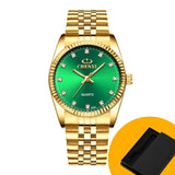 CHENXI Men Gold Watch Male Stainless Steel Quartz Golden men's Wristwatches for Man Top Brand Luxury Quartz-Watches Gift Clock