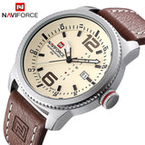 2019 NEW Luxury Brand NAVIFORCE Men Sport Watches Men's Quartz Clock Man Army Military Leather Wrist Watch  Relogio Masculino