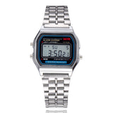 Men Womens Stainless Steel Digital Watch Men's Sports Casual LED Watches Relogio Masculino Military Wristwatches Reloj Hombre