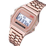Men Womens Stainless Steel Digital Watch Men's Sports Casual LED Watches Relogio Masculino Military Wristwatches Reloj Hombre