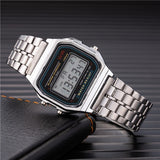 Watch Men's Creative Watches 2018 Top Brand Luxury LED Digital Clock Men Fashion Black Rose Golden Saat reloj hombre 2018
