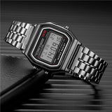 Watch Men's Creative Watches 2018 Top Brand Luxury LED Digital Clock Men Fashion Black Rose Golden Saat reloj hombre 2018