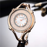 Women's Bracelet Watches Fashion Girls Dress Diamond Saats Ladies Analog Quartz Rose Gold Clock zegarek damski