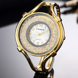 Women's Bracelet Watches Fashion Girls Dress Diamond Saats Ladies Analog Quartz Rose Gold Clock zegarek damski