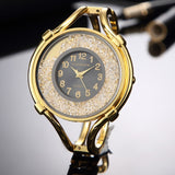 Women's Bracelet Watches Fashion Girls Dress Diamond Saats Ladies Analog Quartz Rose Gold Clock zegarek damski