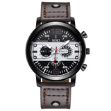 Men's watch Couple Leather Band Analog Quartz Round Business Wrist Watch Man watches mens 2019 relogios masculinos