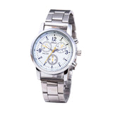 Men's Fashion Quartz Analog Wristwatch Stainless Steel Band Watch polshorloge Business Male Clock Manner Hommes Beobachten B40
