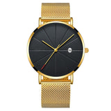 Fashion Casual Full Stainless Steel Mens Watches Top Brand Luxury Men's Quartz Watch Male Business Wristwatches reloj de mujer