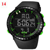 OTS Men's Watches Sport Digital Watch Men LED 50M Waterproof Diving Electronic Watch Military Men Wristwatch Relogio Masculino
