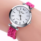 Silver Bracelet watch Women's Watches Brand Luxury Fashion Ladies Watch Women Nylon Band Quartz-watch Clock Relogio Feminino 328
