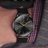 Fashion KEMANQI Watches 6.5mm Ultra-thin Men's Watch 2019 Simple Business Men Quartz Watches Male Clock relogio masculino